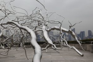 Roxy Paine Maelstrom, 2009 "stainless steel", Cantor Roof Garden, New York, NY 