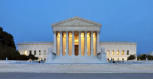 Der U.S. Supreme Court in Washington DC.