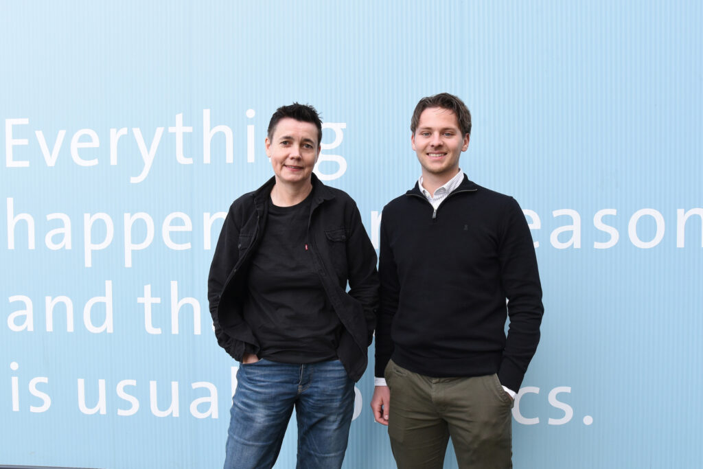 Astrophysiker*innen Astrid Veronig und Christoph Schirninger